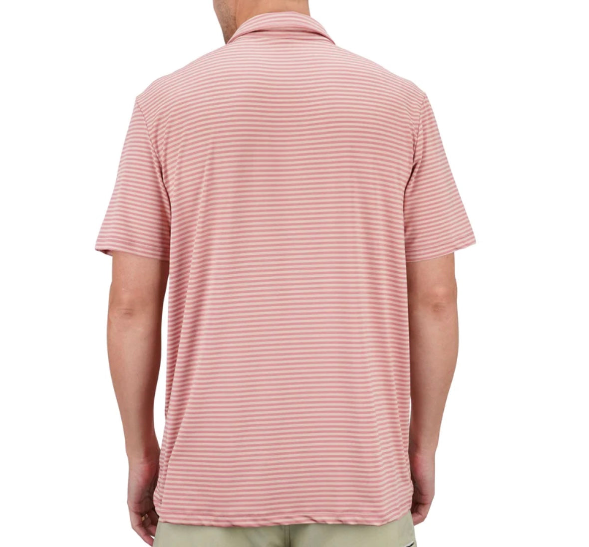 Aftco Link Polo Rose Dawn