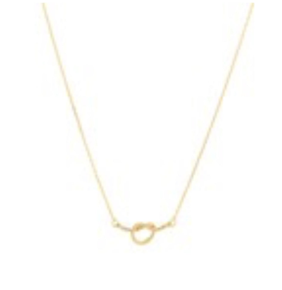 Gold Knot Necklace