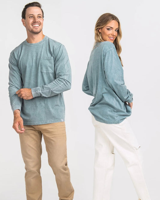 Southern Shirt Washed Uni-tee Long Sleeve Ozark