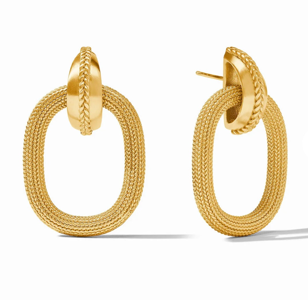 Julie Vos Cheval Doorknocker Earring