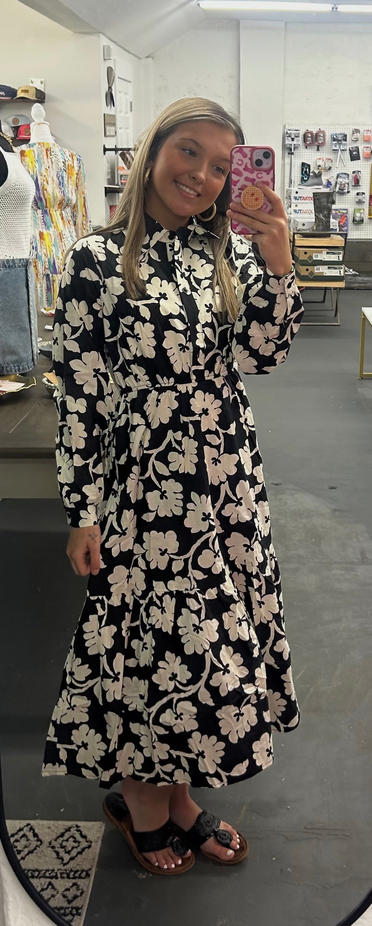 Felicia Floral Midi Dress