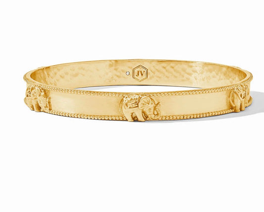 Julie Vos Elephant Bangle Gold