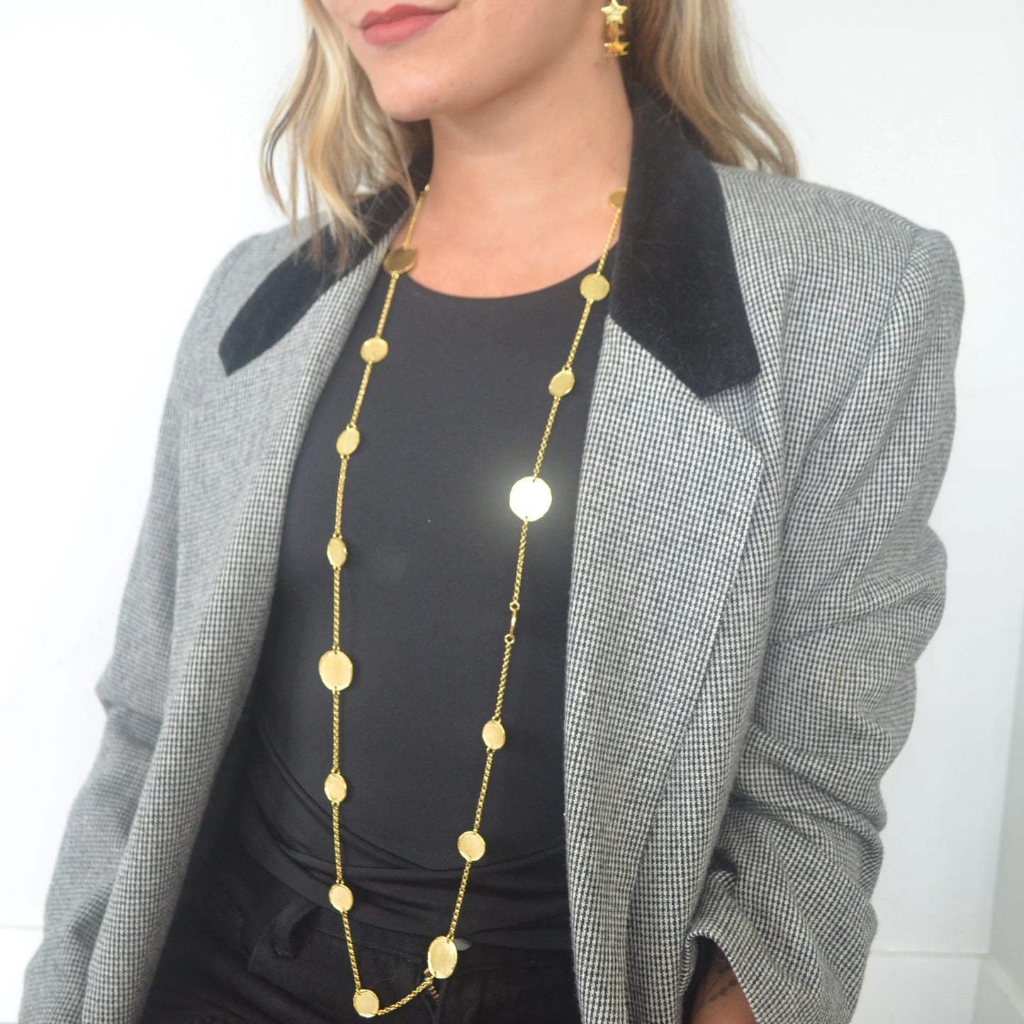 Betty Carre Coins Long Necklace