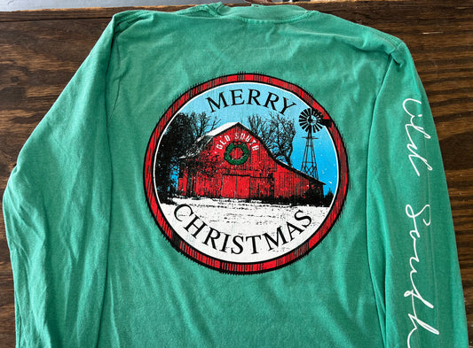 Old South Apparel - Christmas Barn - Long Sleeve