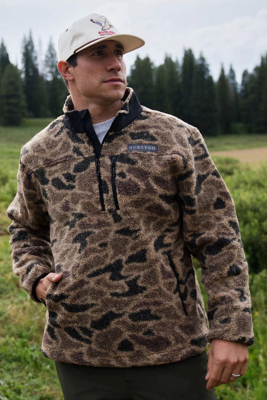 Burlebo Rocky Mountain Sherpa 1/4 Zip