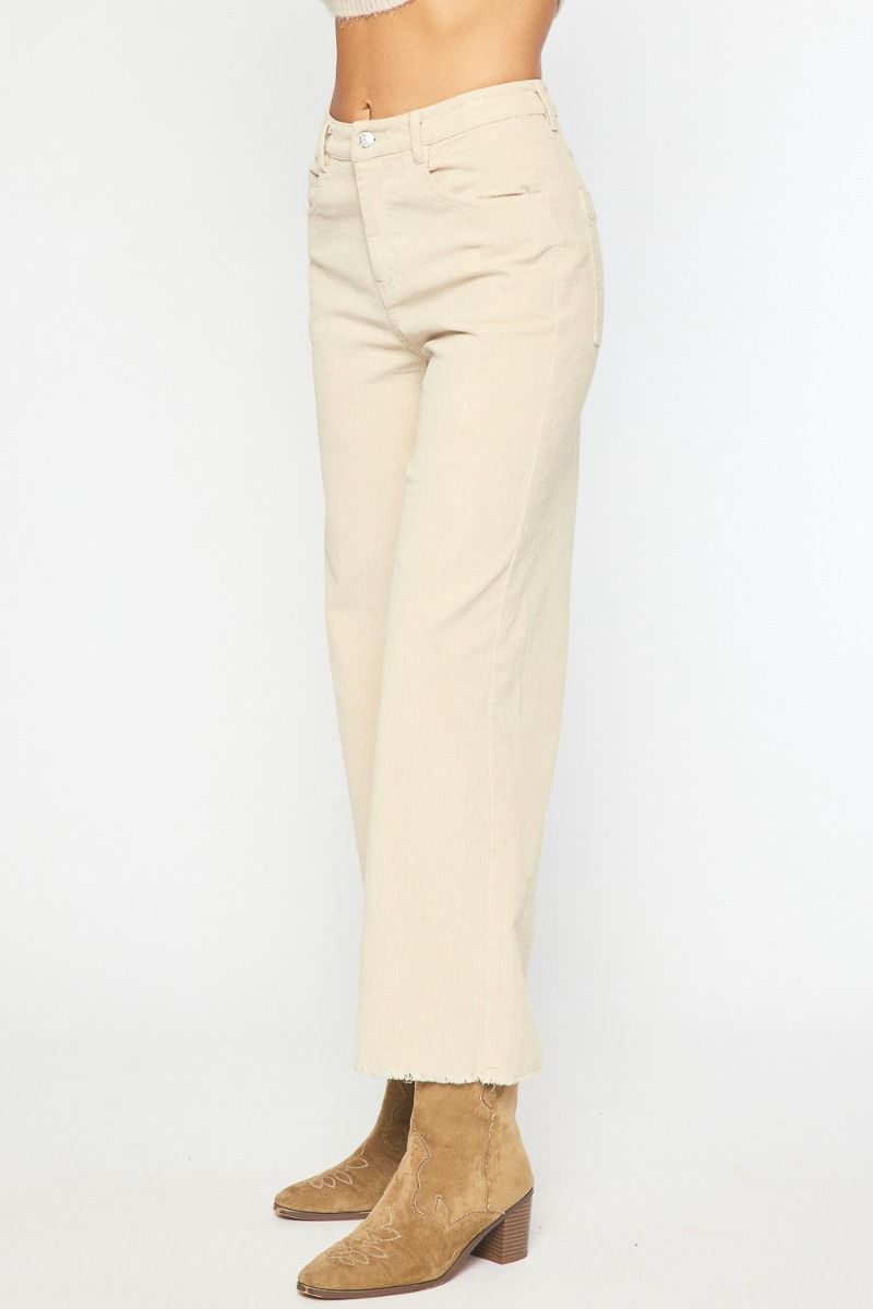 Corduroy High Wasted Wide Leg Pants