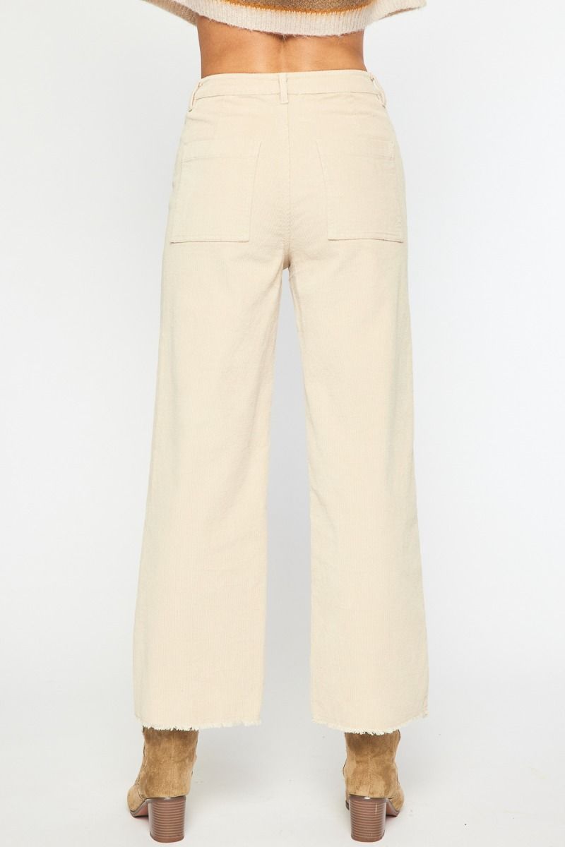 Corduroy High Wasted Wide Leg Pants