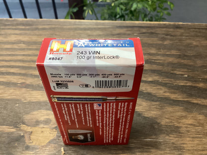 Hornady 8047 American Whitetail Rifle Ammo 243 WIN