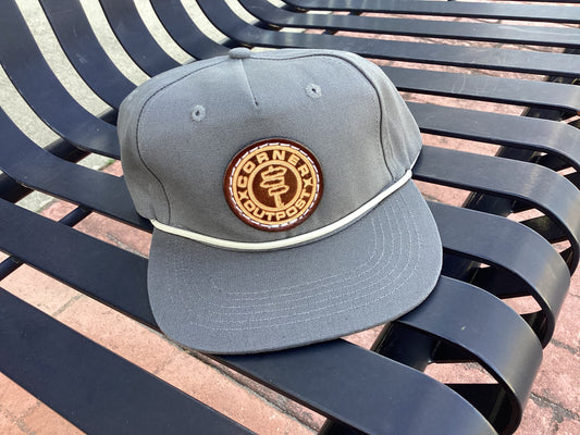 Goat Rope Lead Lost Hat Co CO leather logo