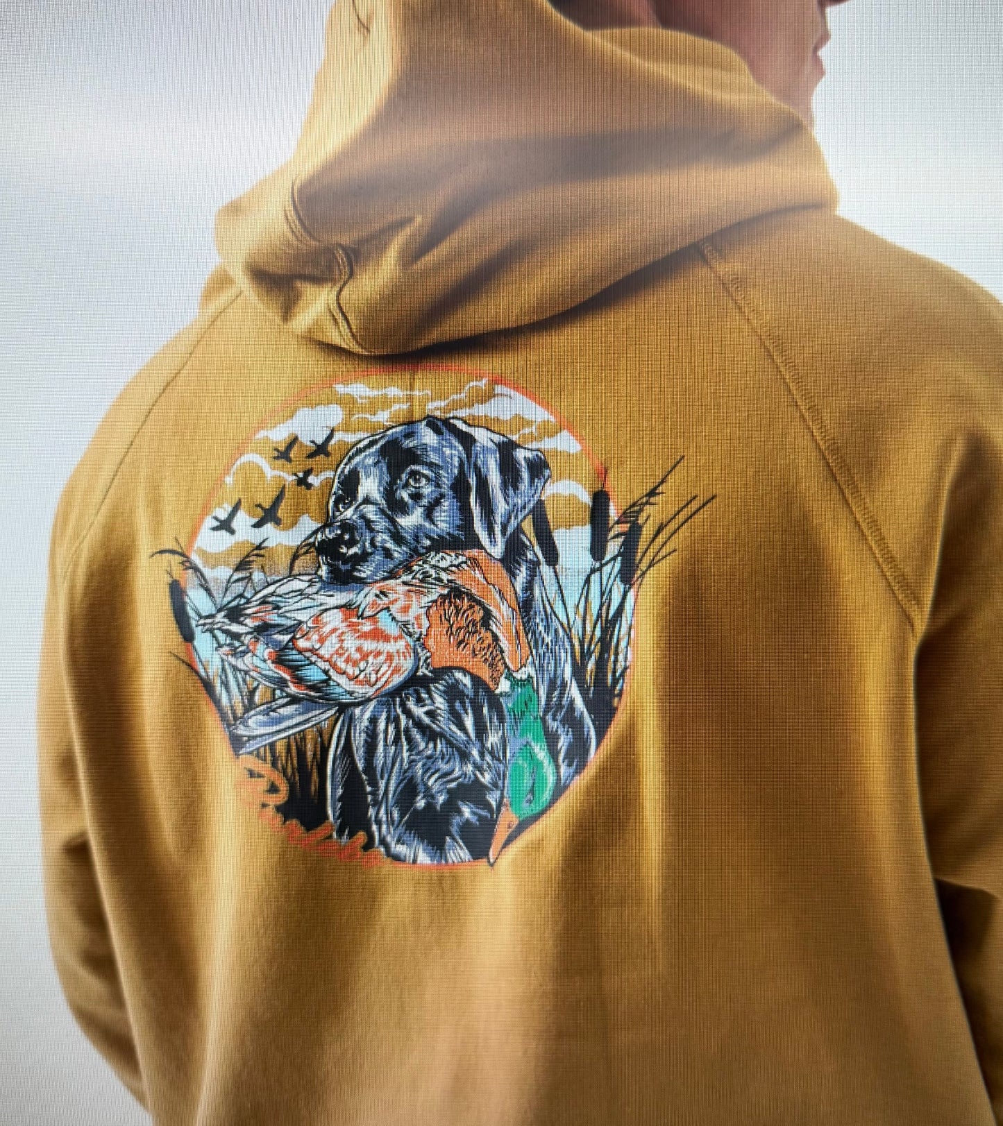 Burlebo - Duck Dog Fleece Hoodie