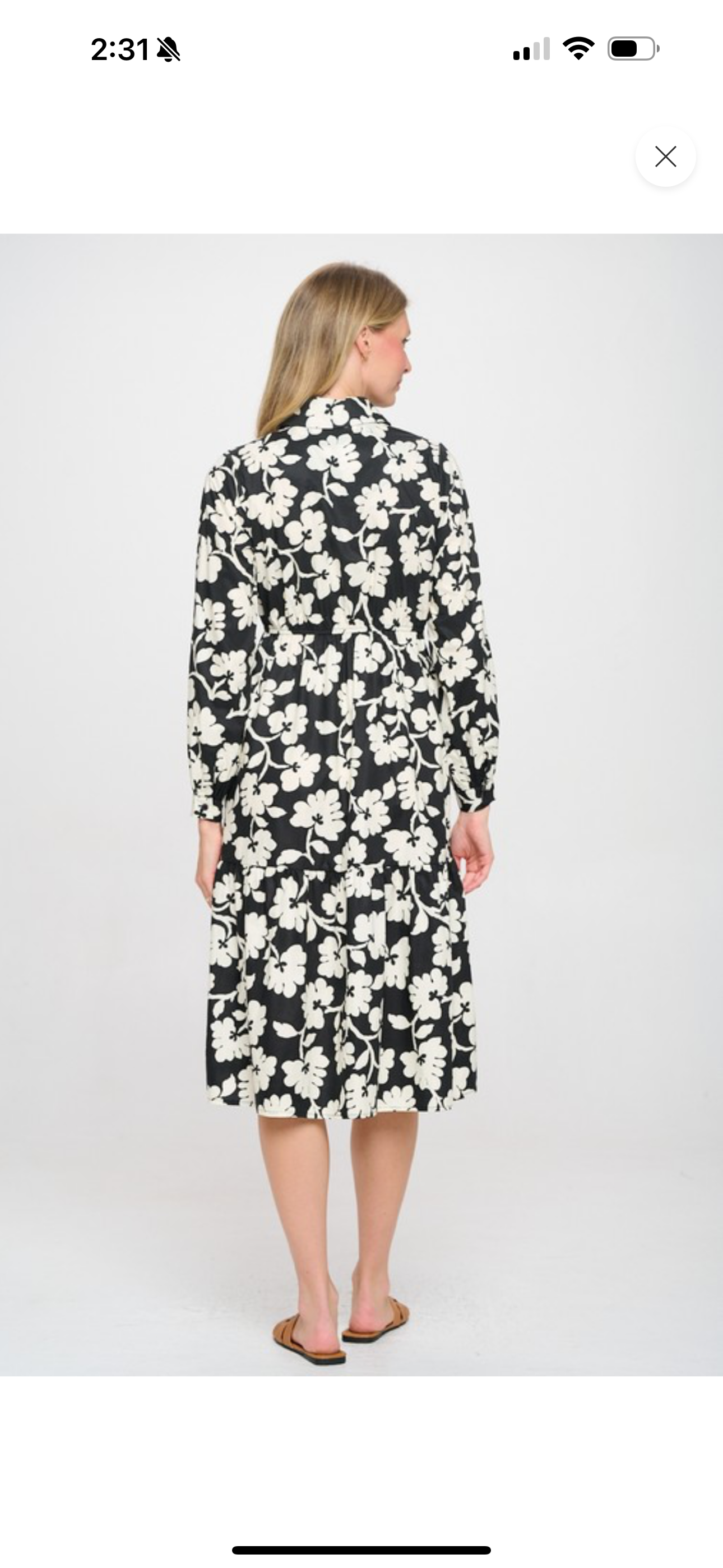 Felicia Floral Midi Dress