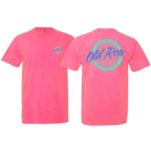 Old Row - Neon Pink Circle Tee