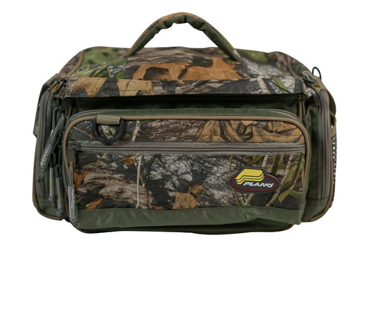 Plano camouflage soft-sided tackle bag with front zip pocket at Corner Outpost in Aynor, SC