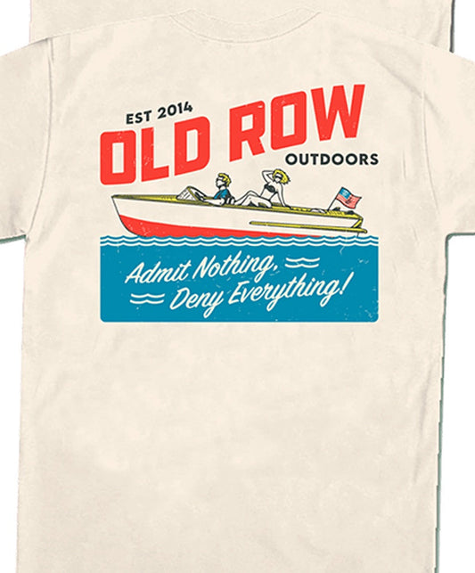 Old Row - Outdoors Vintage Boat Pocket Tee