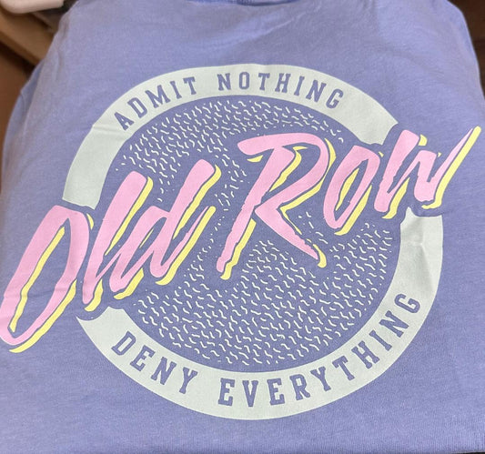 Old Row - Washed Denim Circle Pocket Tee