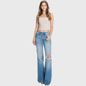 Petra - Super High Rise Flare Jeans