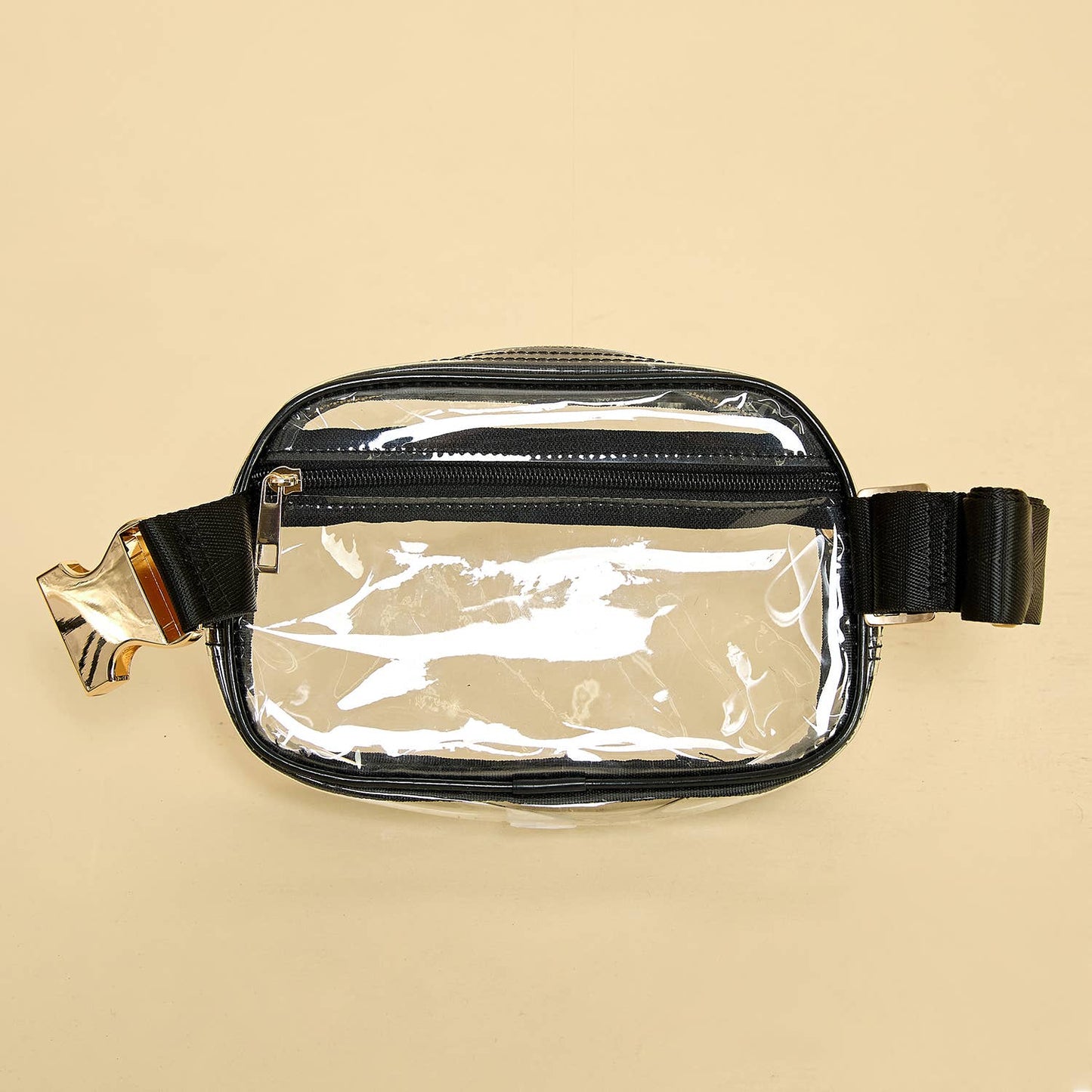 Small Clear Purse - Black