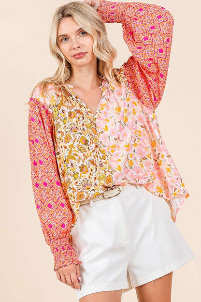 Magnolia Patch Top