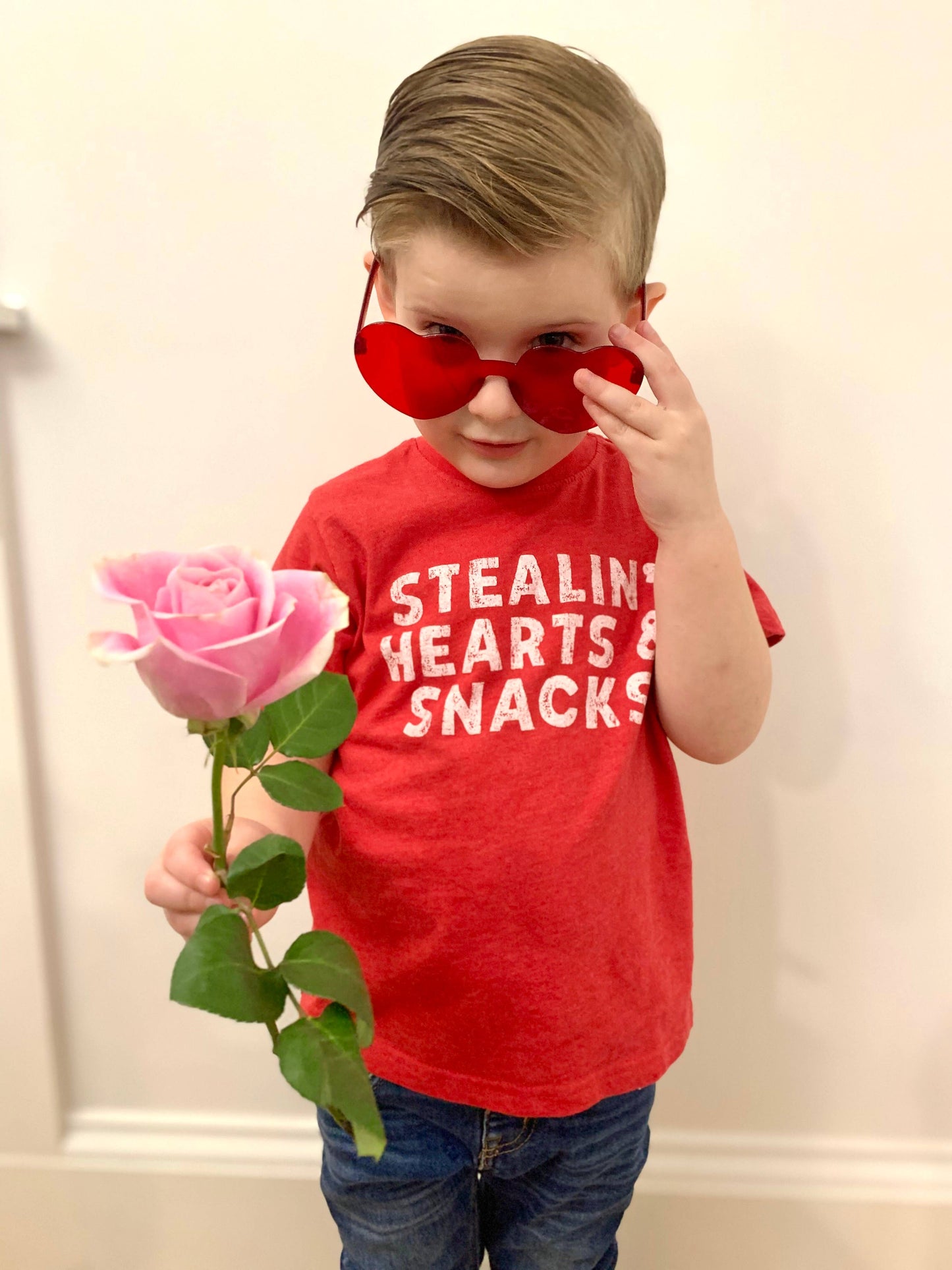 Stealin' Hearts & Snacks - Toddler Shirt