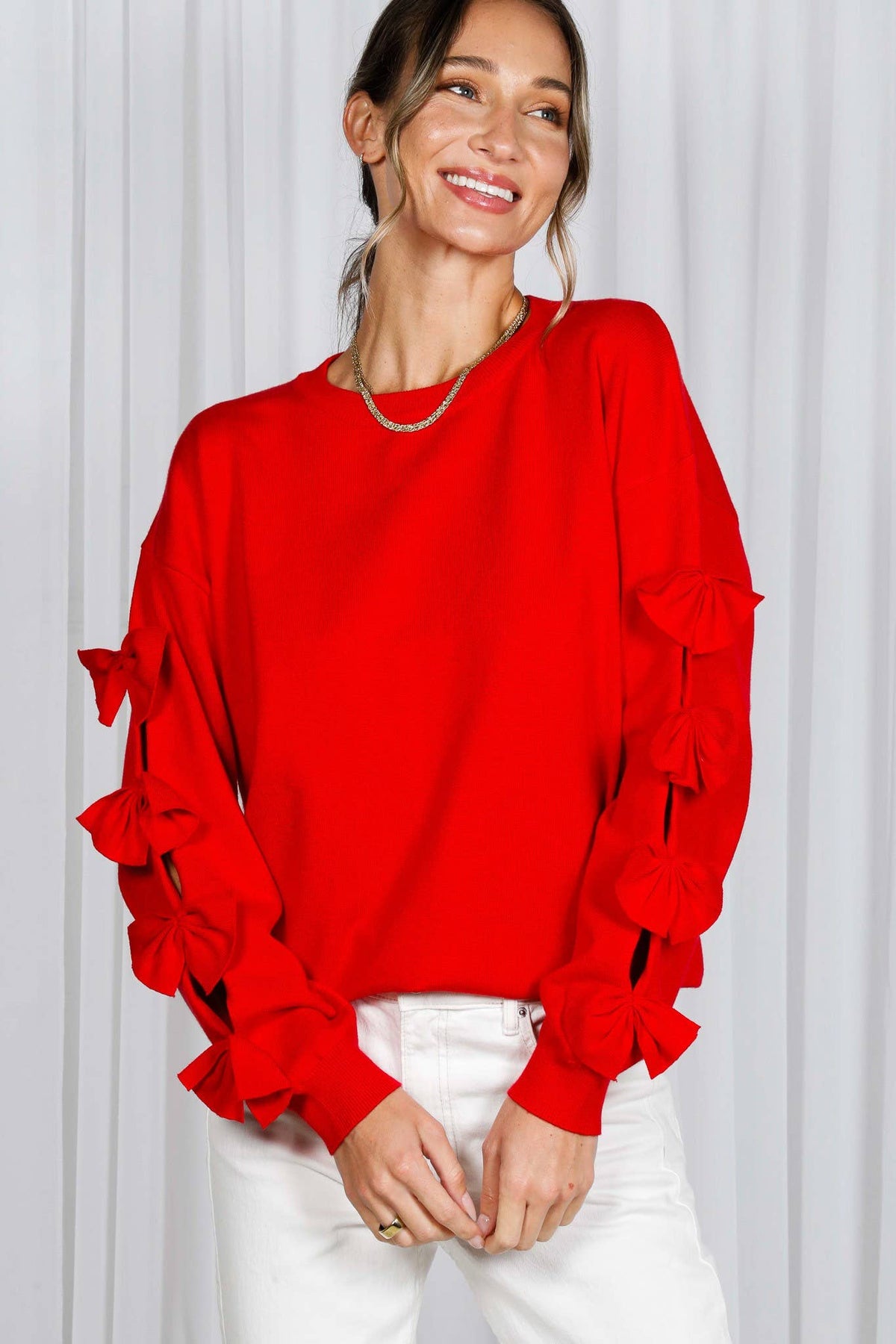 The Bow Down Sweater