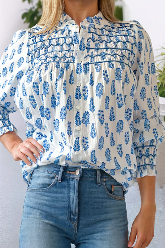 Blair Boho Floral Blouse