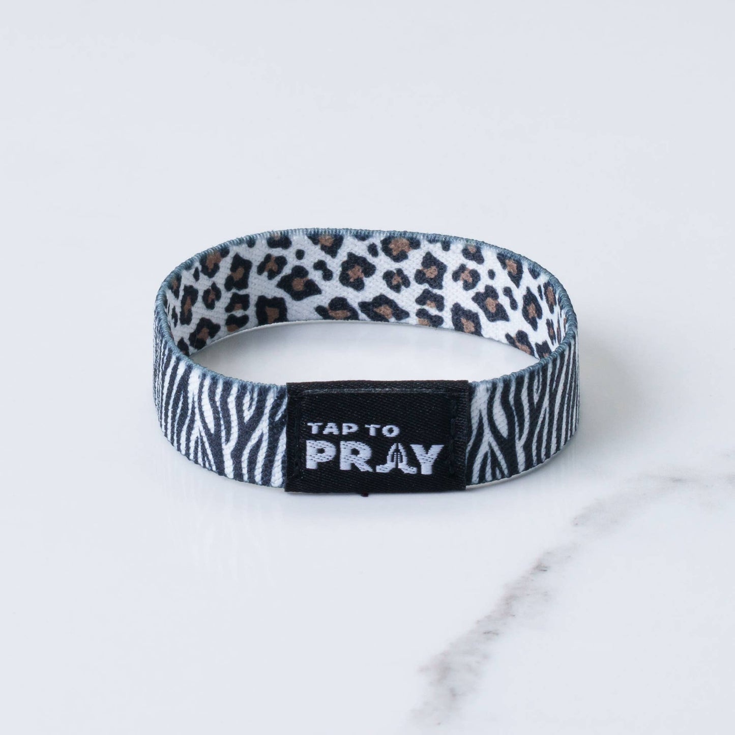 Tap To Pray™ Wristbands - Safari Zebra