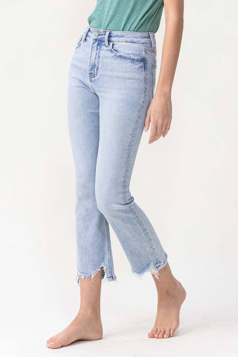 HIGH RISE KICK FLARE JEAN LV1053: Amity