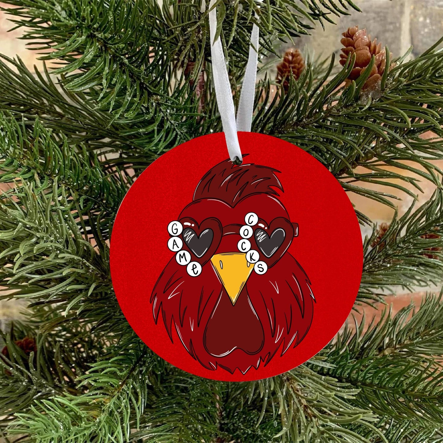 South Carolina gamecocks inspired game day ornament  