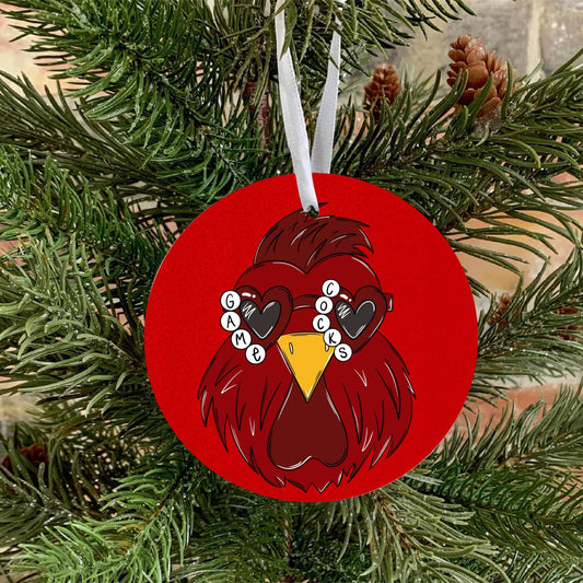 South Carolina gamecocks inspired game day ornament  