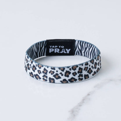 Tap To Pray™ Wristbands - Safari Zebra