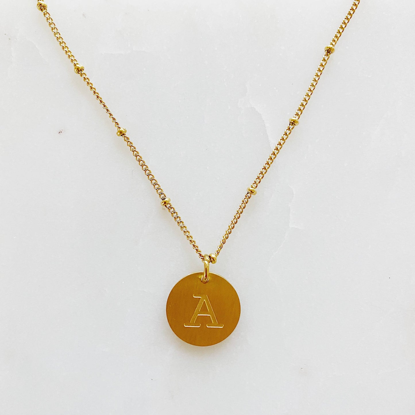 Charm Initial Necklace