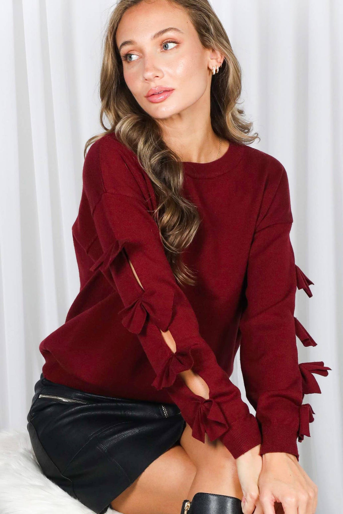 The Bow Down Sweater