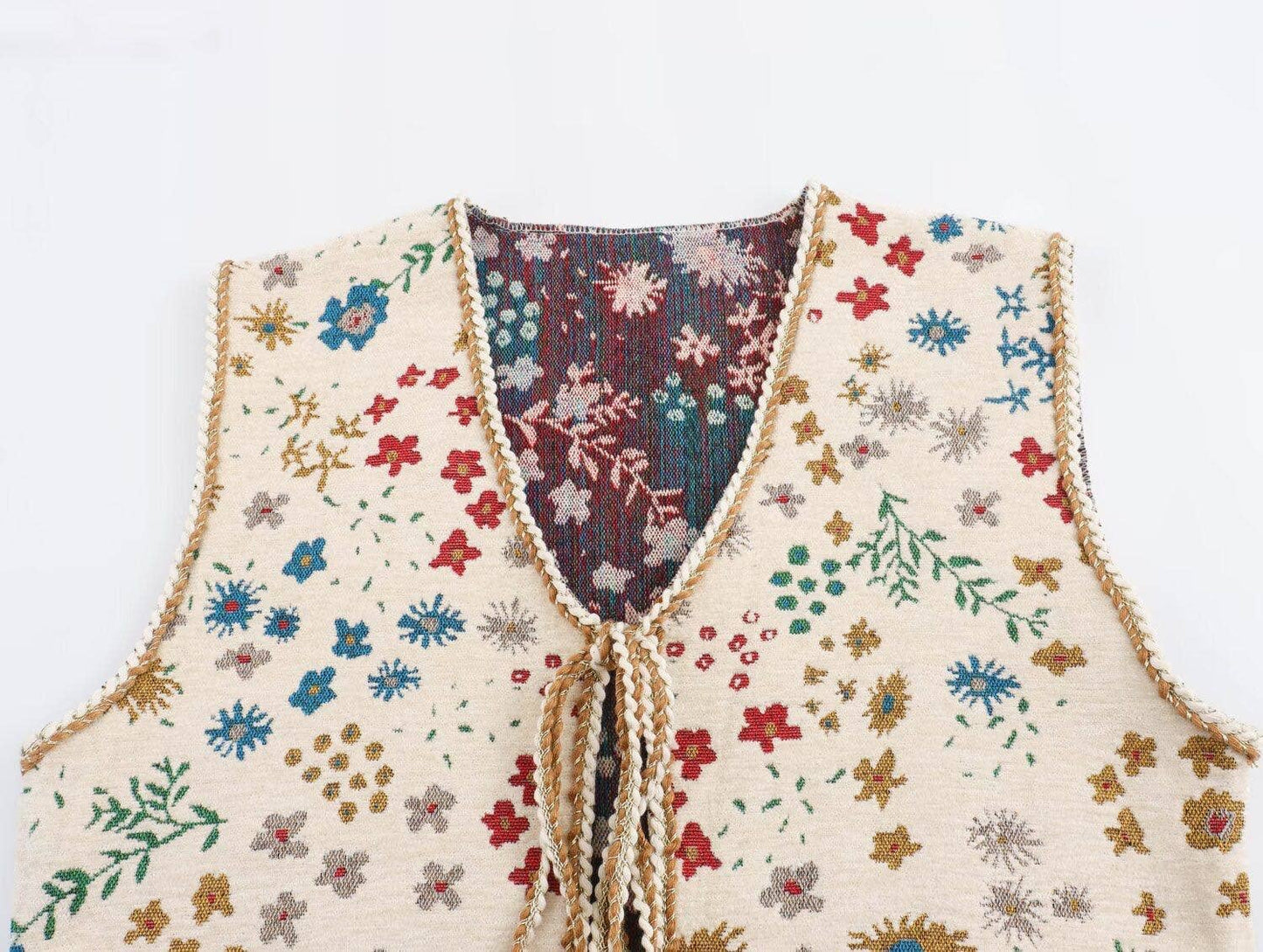 Floral Frenzie Front Vest