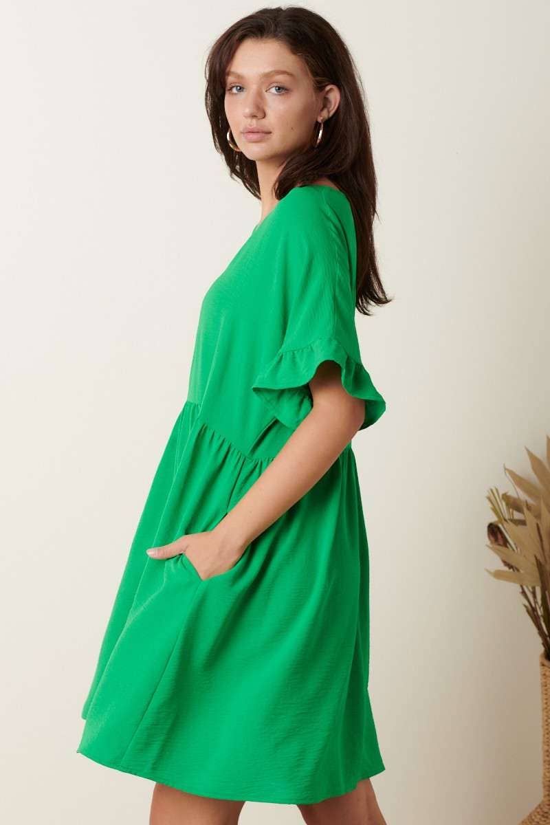 AIRFLOW DOLMAN MINI DRESS