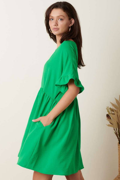 AIRFLOW DOLMAN MINI DRESS