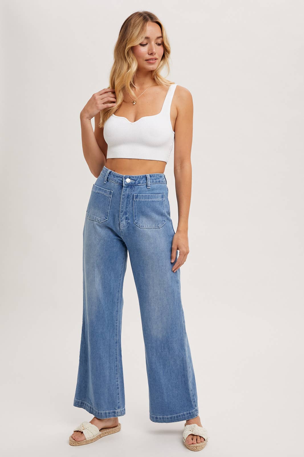 Free Spirit Wide Leg Jeans