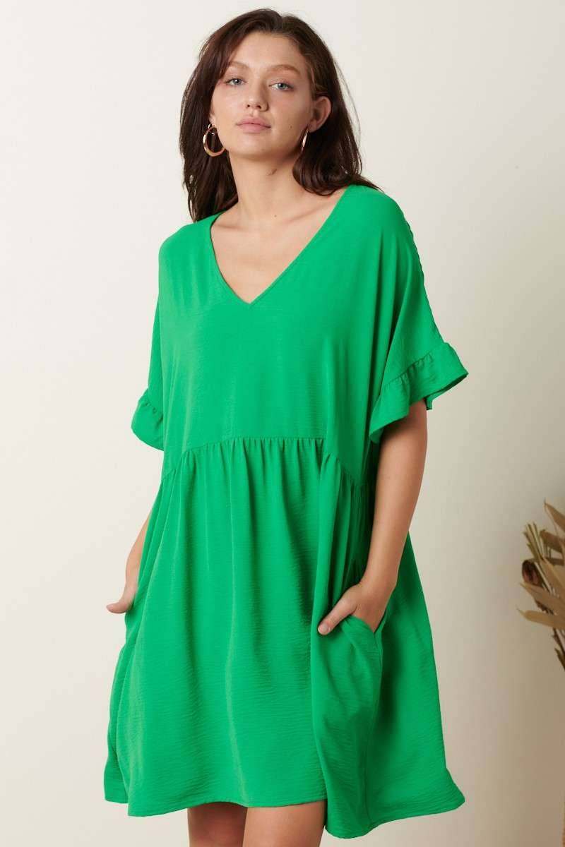 AIRFLOW DOLMAN MINI DRESS