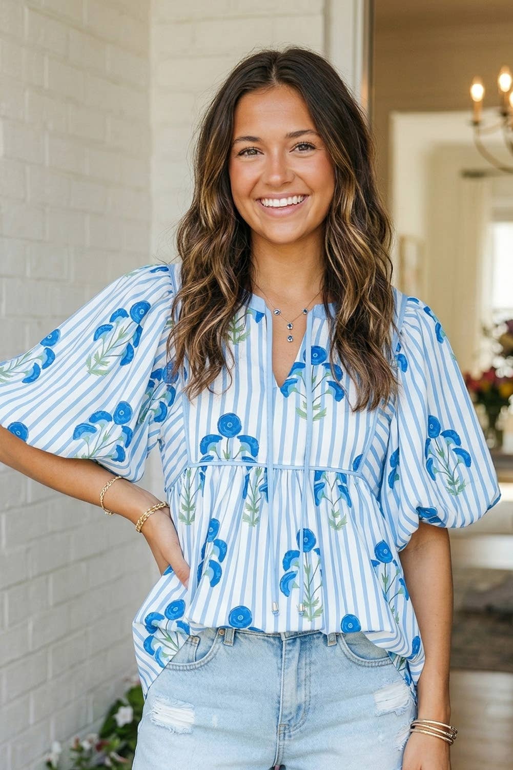 Blue Lagoon Blouse