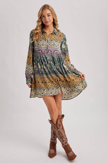 Sunset Bazaar Swing Dress