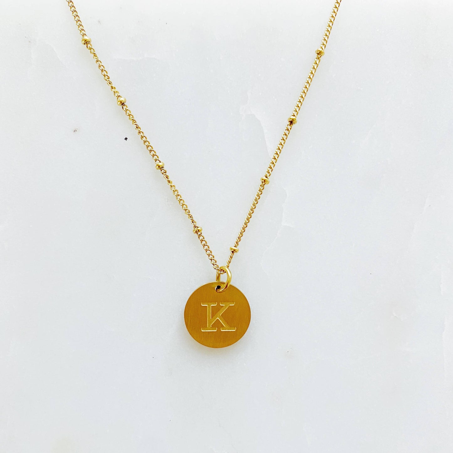 Charm Initial Necklace