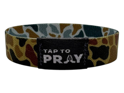Tap To Pray™ Wristbands - River Rock Camo Sahara and Copper