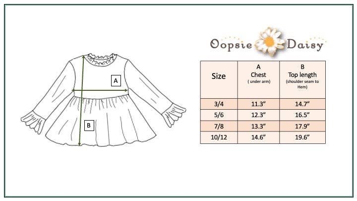 Girls Olive Blossom Top