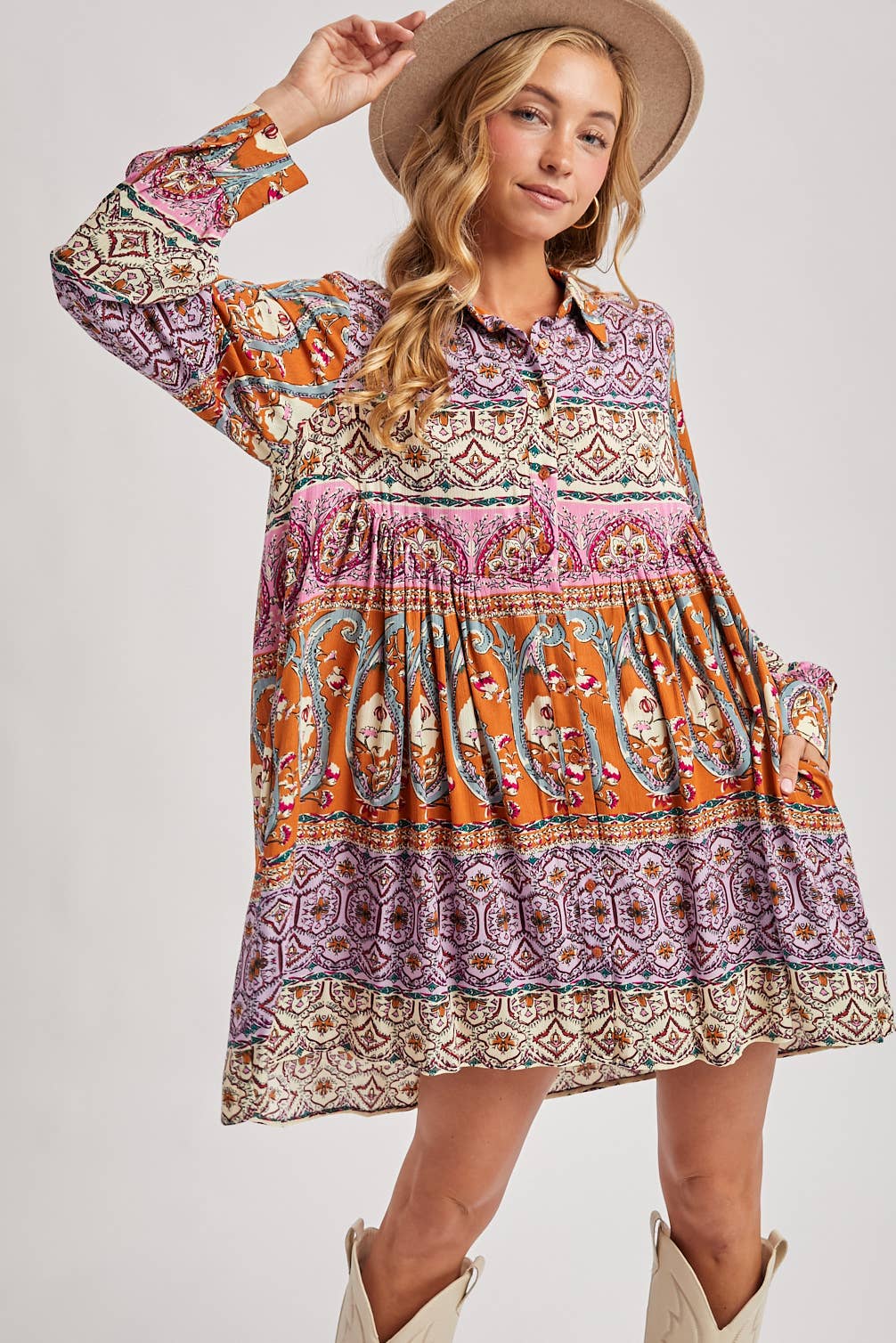 Sunset Bazaar Swing Dress