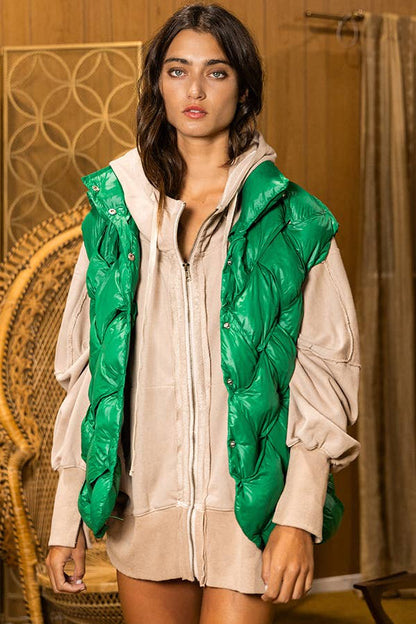 The Amber Harvest Puffer Vest