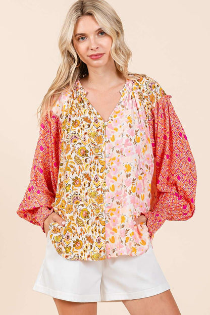 Magnolia Patch Top