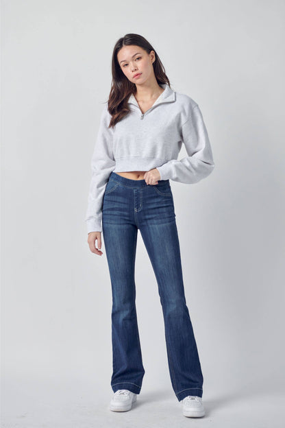 Cello Mid Rise Pull-On Jeans - AB35324DK-33"
