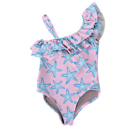 Bermies kids one piece starfish bathing suit