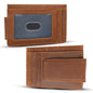 American Leather Goods - Personalized Leather Wallet with Magnet Clip