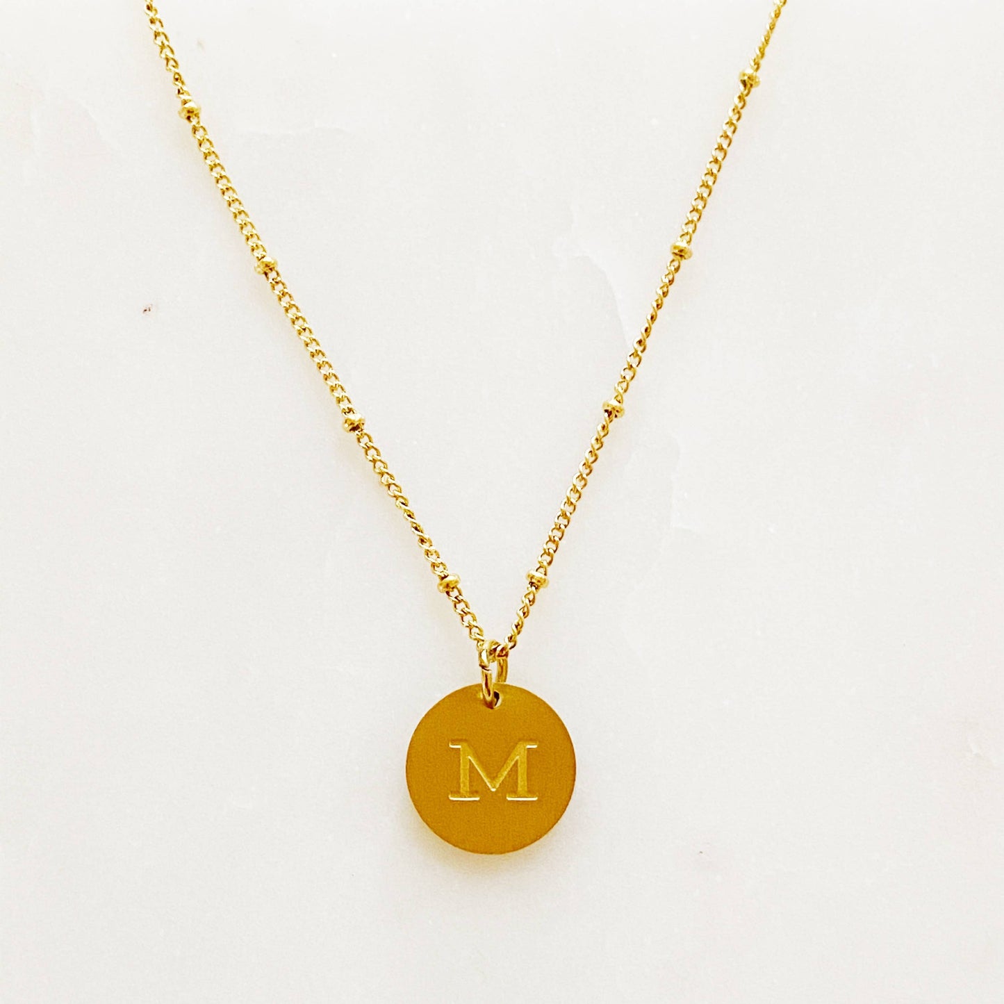 Charm Initial Necklace