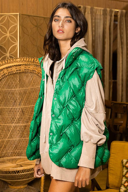 The Amber Harvest Puffer Vest